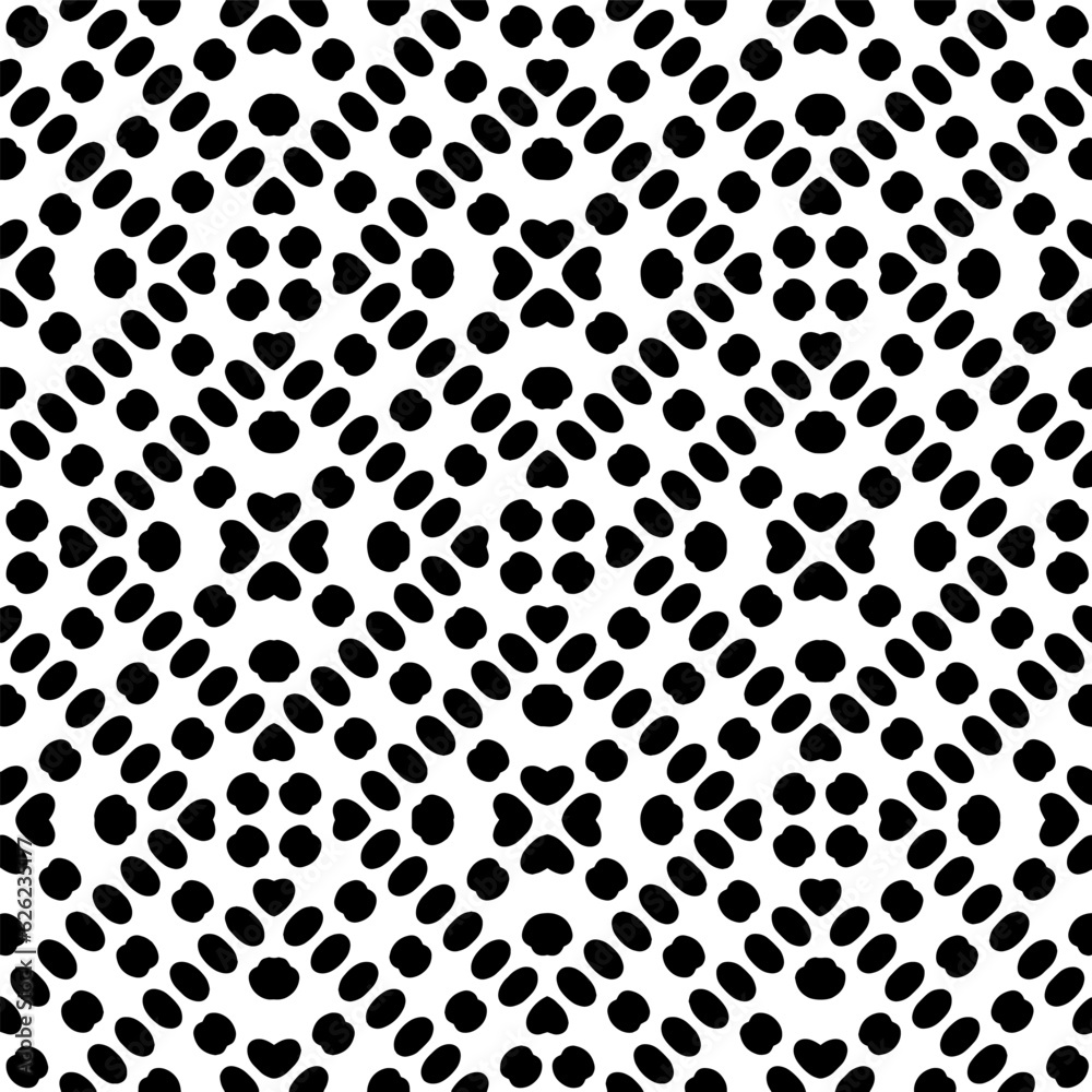 Simple monochrome texture. Abstract background. seamless repeating pattern.Black and white color.
Simple monochrome texture. Abstract background. seamless repeating pattern.Black and white color.