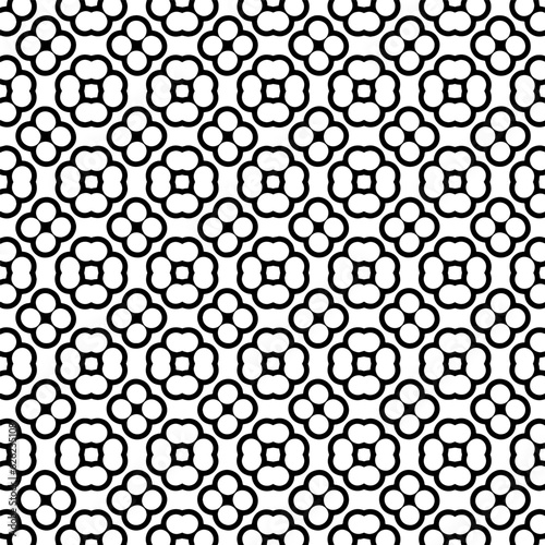 Simple monochrome texture. Abstract background. seamless repeating pattern.Black and white color.