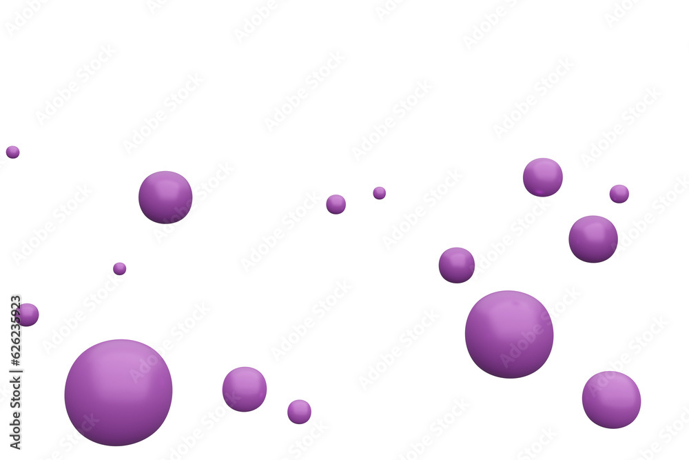 purple ball, 3d, abstract, ball, bubble, 3D, poster