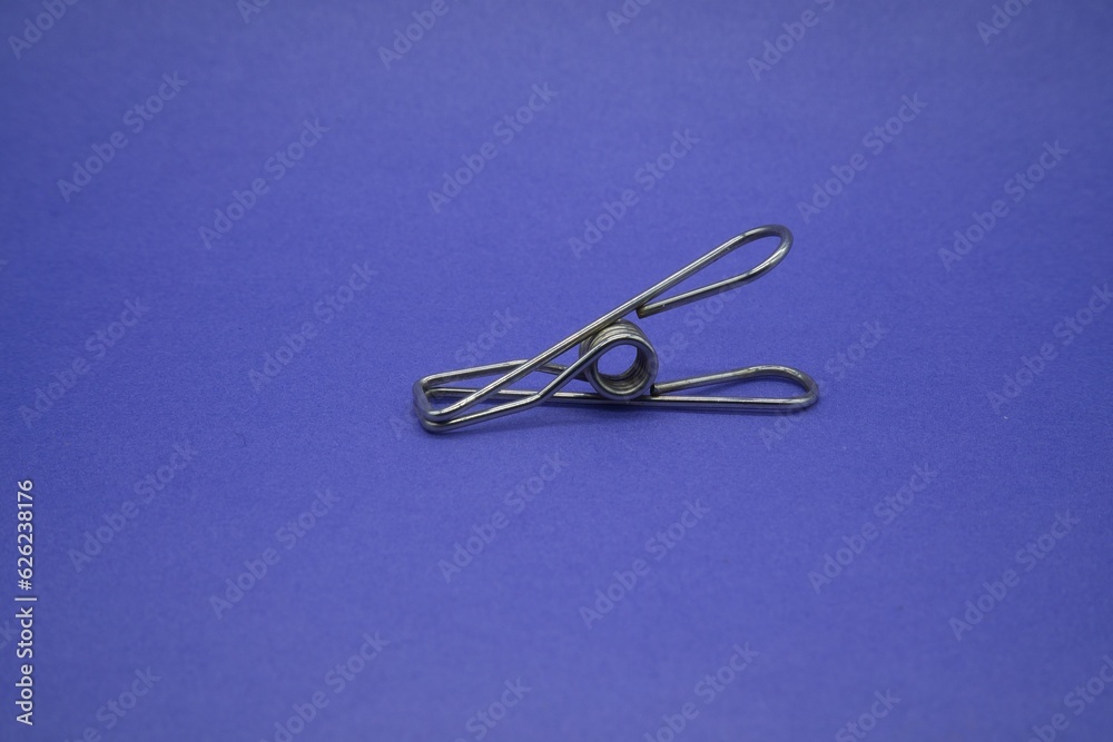 Fototapeta premium A environmentally friendly single Stainless Steel Clothes Peg