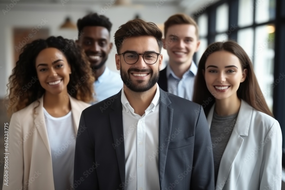 Support and group of businesspeople in on a corporate transparent, Diversity and multicultural people excited with a positive and professional job mindset. Support and group of businesspeople in on a corporate transparent, Diversity and multicultural people excited with a positive and professional job mindset.