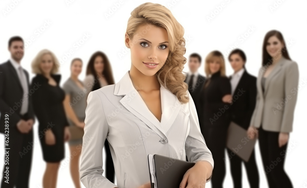 Professional Woman, Portrait of business women teamwork, global success or group empowerment in office leadership.