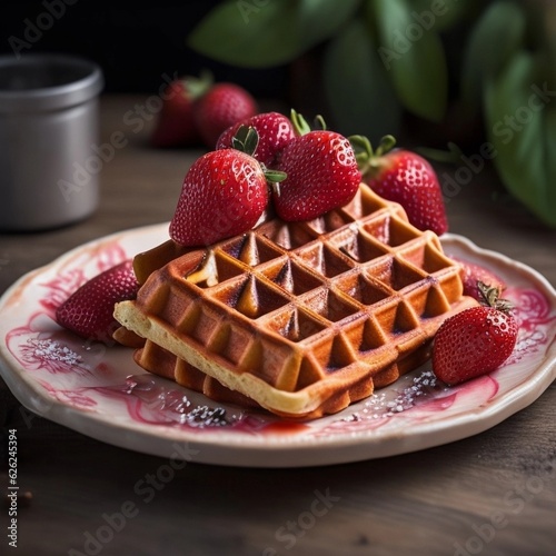 Strawberry Waffles: A Sweet Breakfast Treat