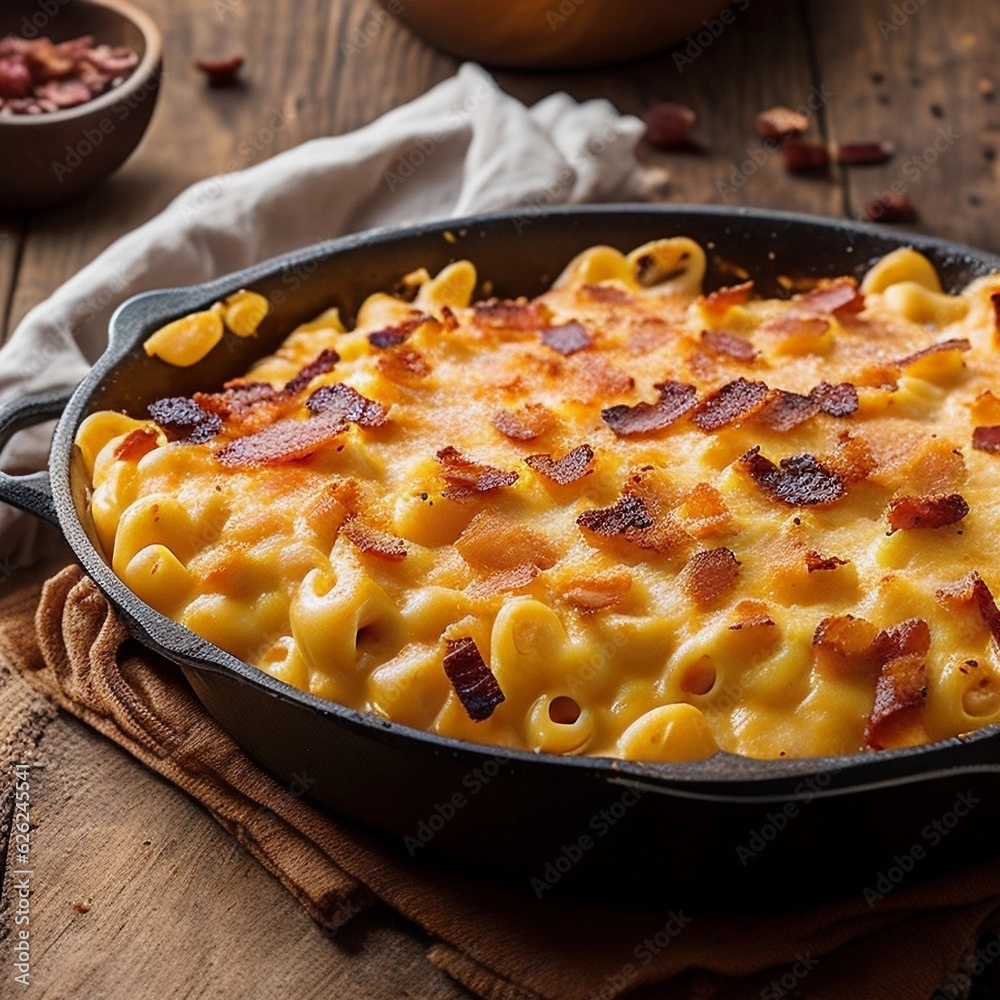 Smoky and Cheesy Bacon Macaroni: Indulgent Delight Smoky and Cheesy Bacon Macaroni: Indulgent Delight