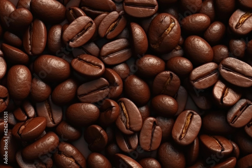 Roasted Coffee Beans Close-Up