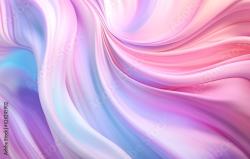 Sky blue, pink, pearl color and mint green abstract background, generative ai