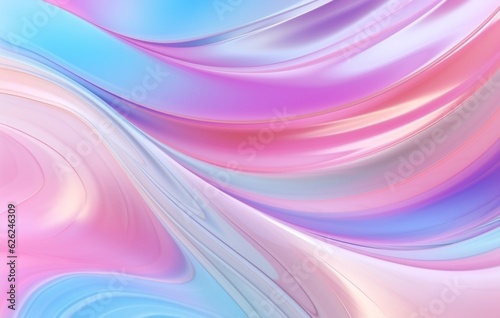 Sky blue, pink, pearl color and mint green abstract background, generative ai