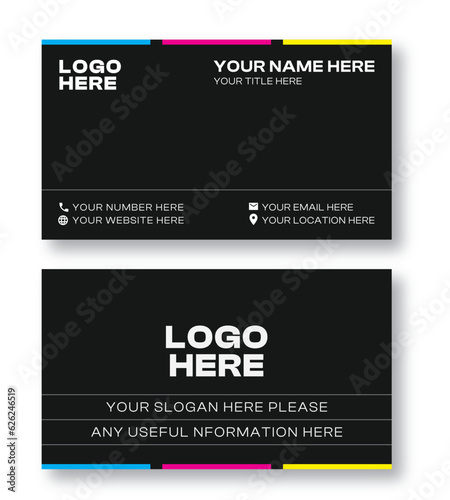 Vector Business Card Design Template EPS 10