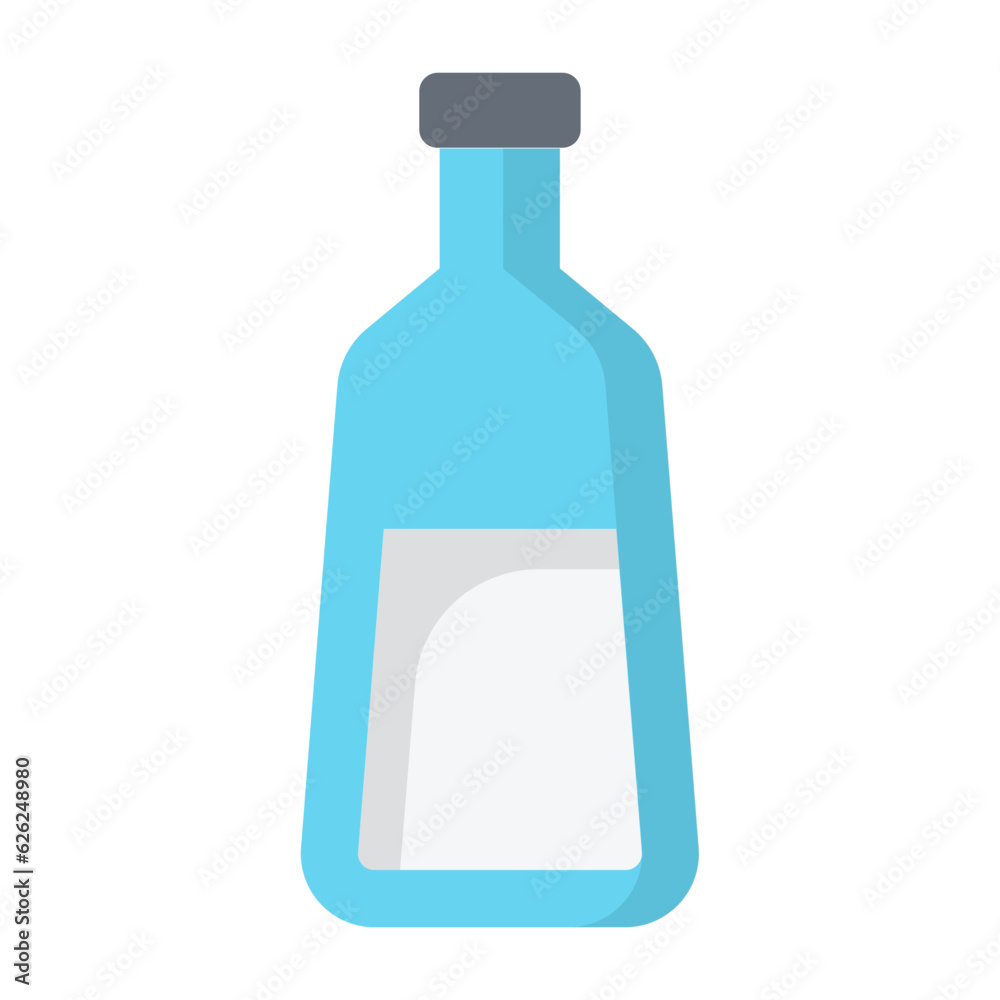 Milk Bottle Flat Icon Milk Bottle Flat Icon