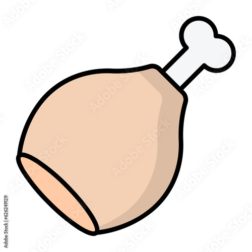 Meat Line Color Icon