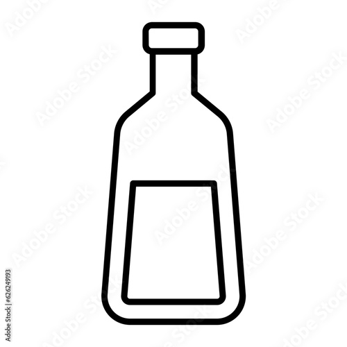 Milk Bottle Line Icon