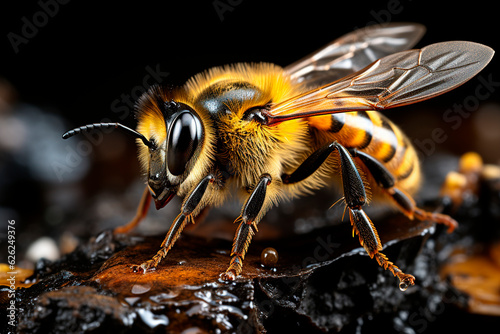bee on a flower © ARAMYAN