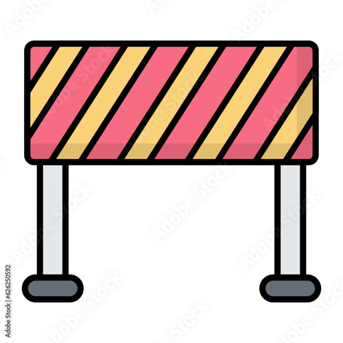 Barrier Line Color Icon