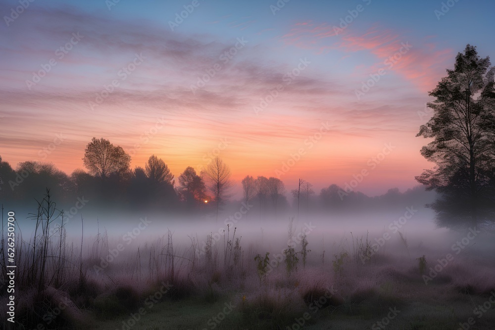 Obraz premium foggy weather made by midjeorney