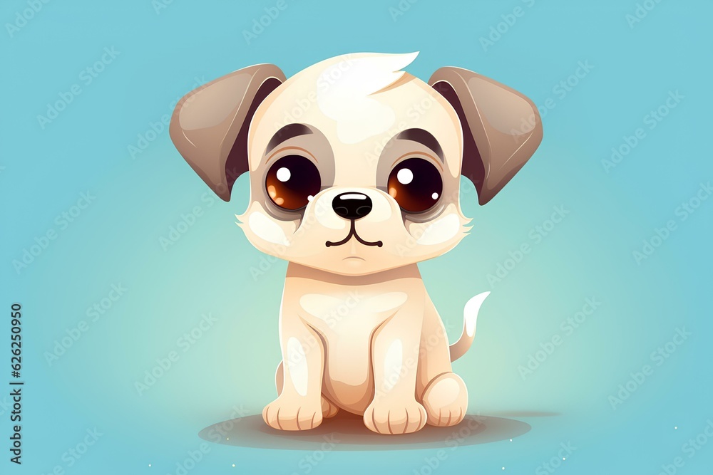 a cute puppy made by midjeorney a cute puppy made by midjeorney