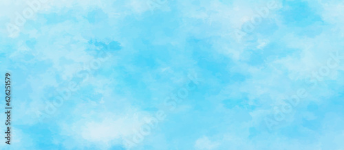 blue sky with white clouds in sunny weather .Blue Sky vector .White cumulus clouds formation in blue sky .blue water surface background .Panorama.  © Jubaer