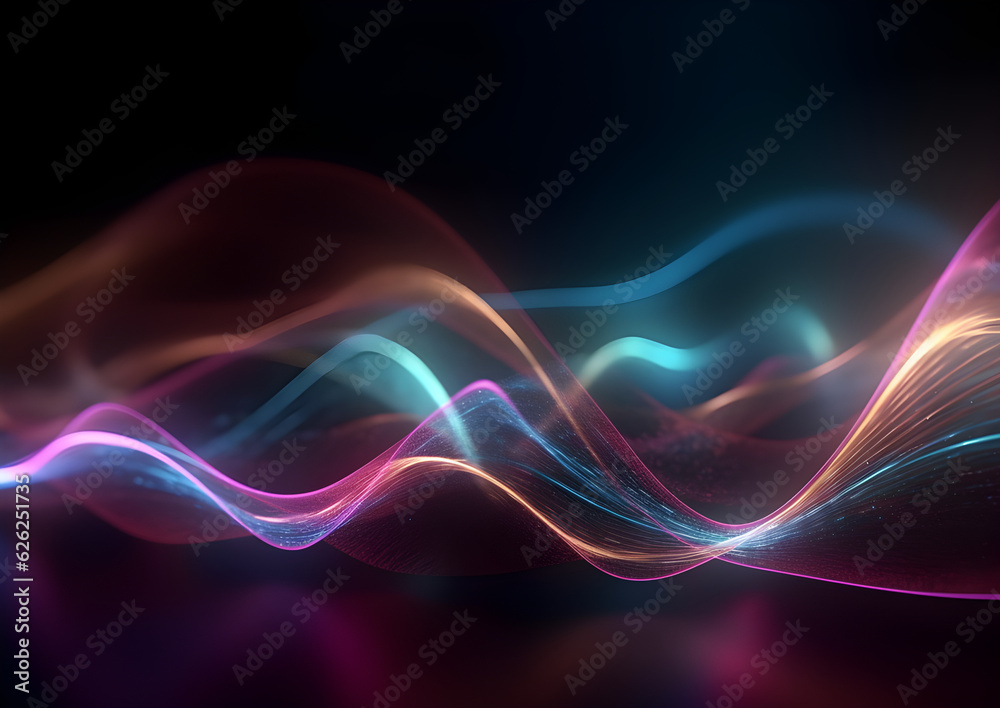 Futurustic pink, blue, yellow neon Data transfer concept background. Futurustic pink, blue, yellow neon Data transfer concept background.