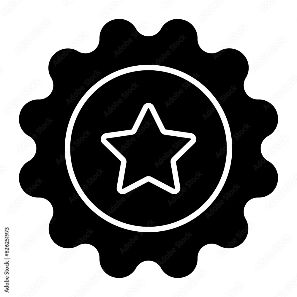 Innovation Quality Glyph Icon
