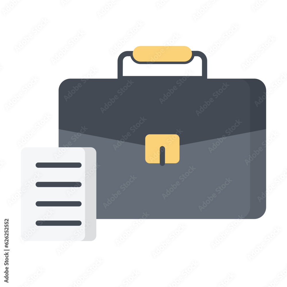 Business Contract Flat Icon