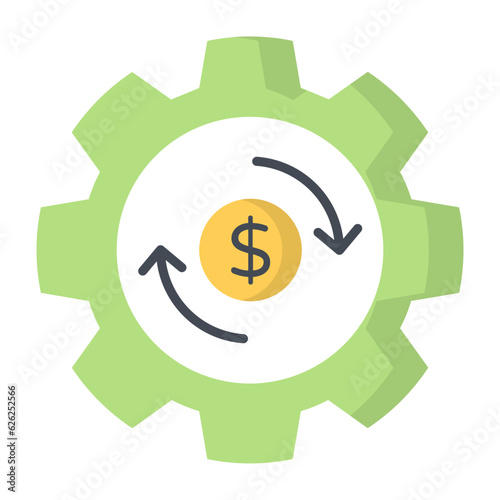 Money Mangement Flat Icon