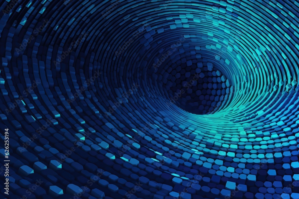 Blue Technology Information Background Blue Technology Information Background
