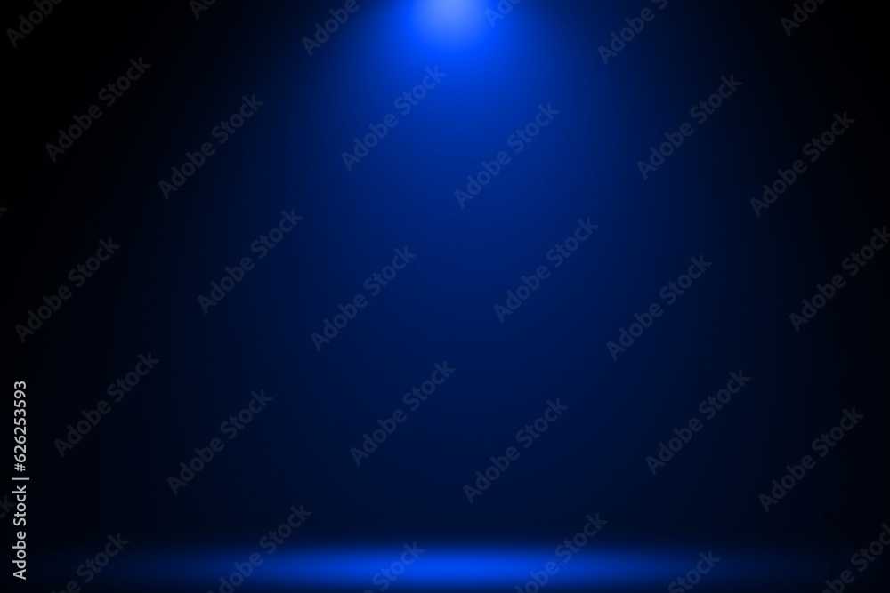 Obraz premium Spotlight blue color