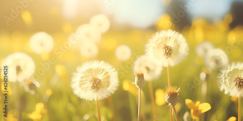 Serenity in the Dandelion Field