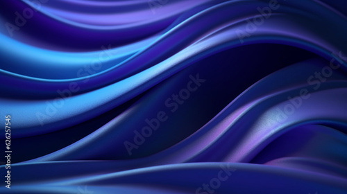 Abstract purple fabric background. Wave backdrop, wallpaper. Generative AI