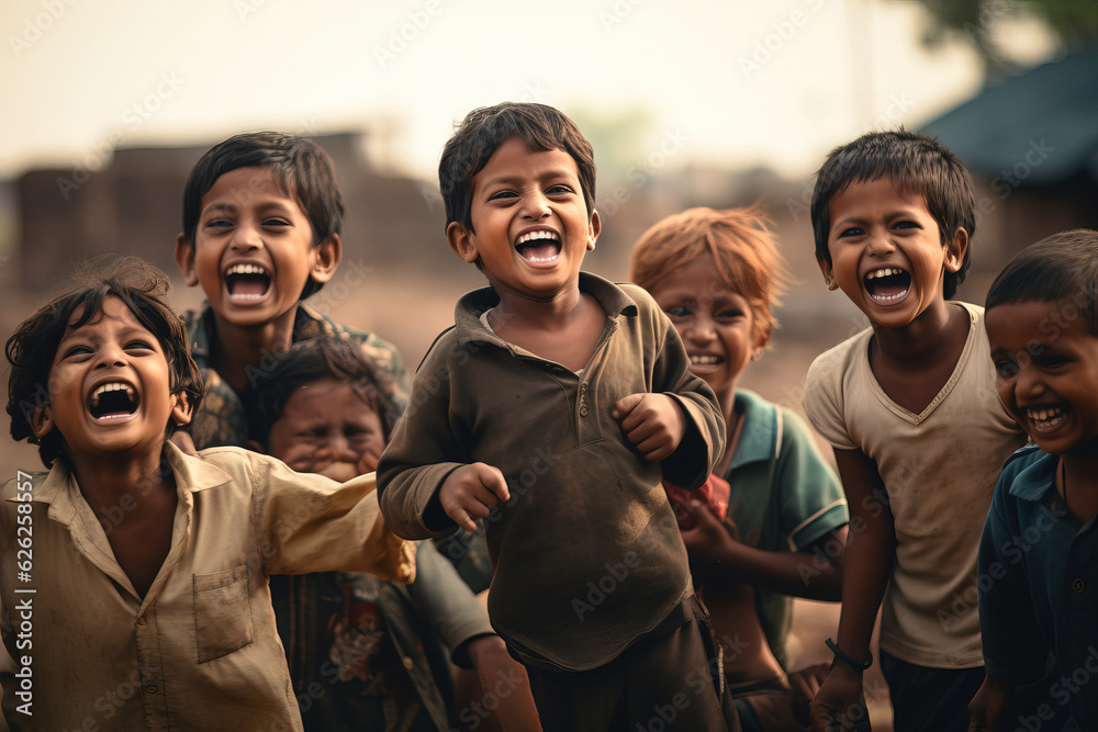 Obraz premium Children laughing