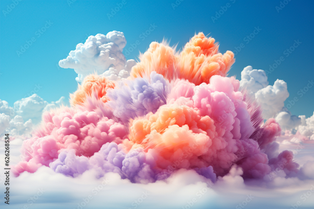 sky clouds in the clouds.generative ai