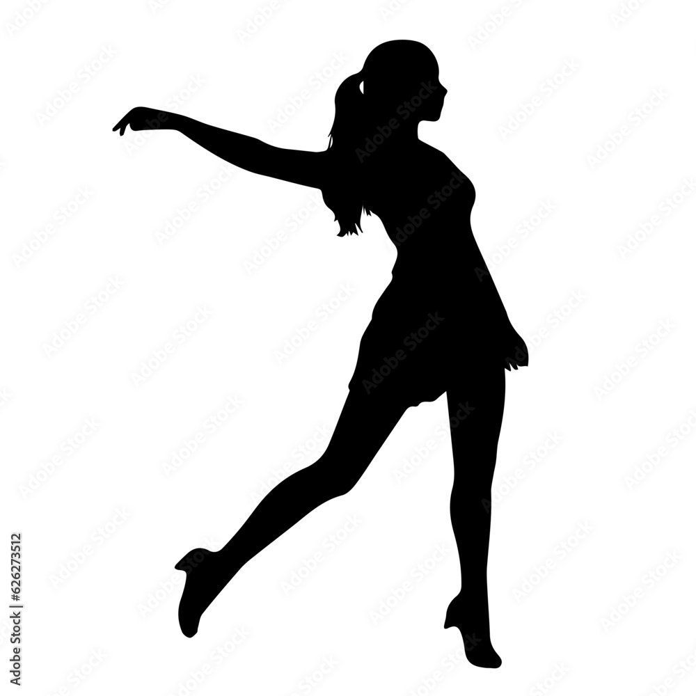 dancer silhouette illustration 