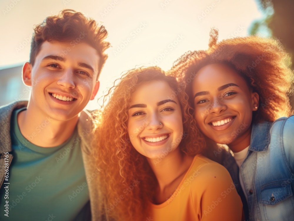 Fostering Strong Bonds: Celebrating Friendship Day with Smiling Friends Fostering Strong Bonds: Celebrating Friendship Day with Smiling Friends