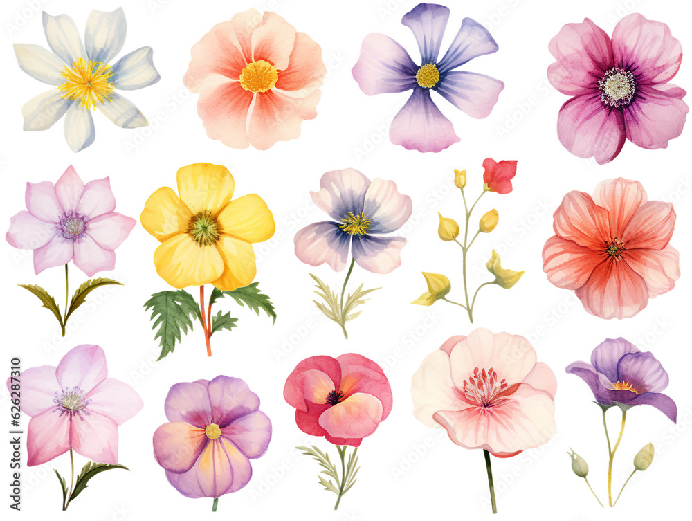 pattern with flowers. generative ai pattern with flowers. generative ai