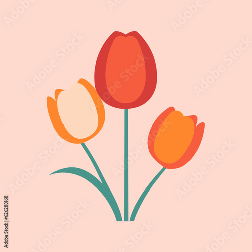 illustration of a tulip