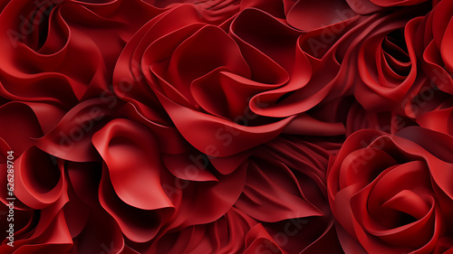 seamless pattern of rose petals full frame background