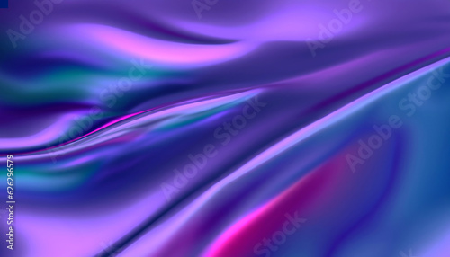 Wallpaper Mural Abstract colorful gradient background. Flow liquid metal waves. AI Generative Torontodigital.ca