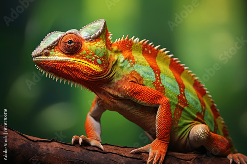 Madagascar chameleon on a tree © Veniamin Kraskov
