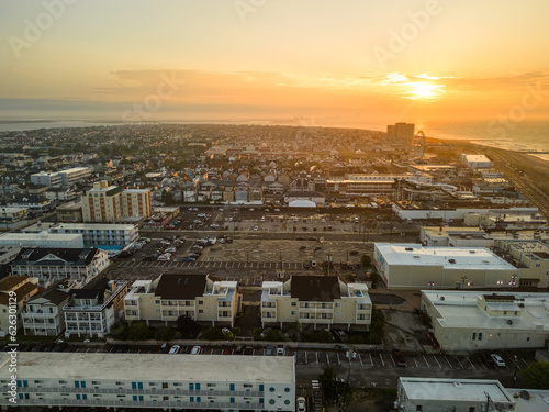 Aerial Drone of Ocean City New Jersey Summer 2023 photo