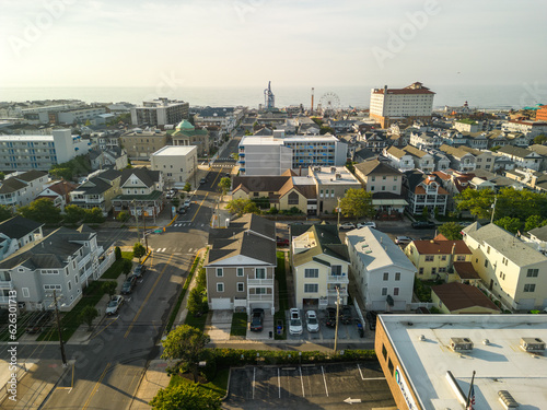 Aerial Drone of Ocean City New Jersey Summer 2023 photo