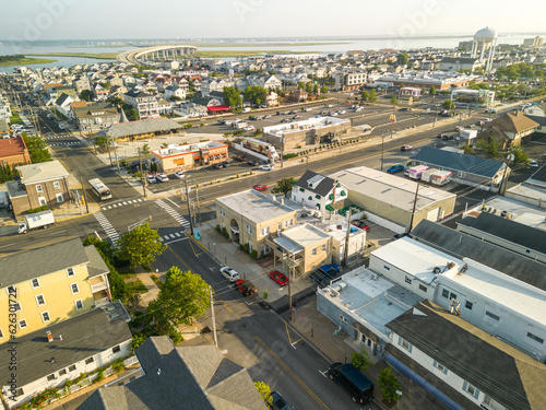 Aerial Drone of Ocean City New Jersey Summer 2023 © Jin