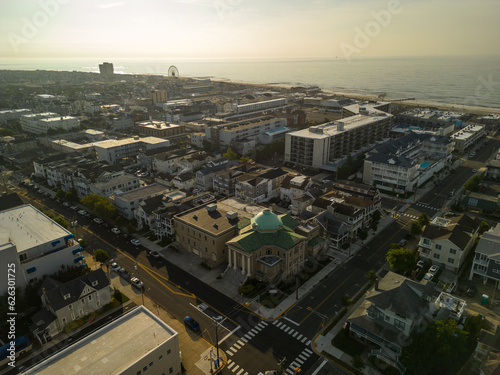 Aerial Drone of Ocean City New Jersey Summer 2023