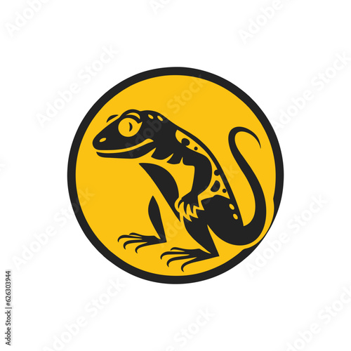 animal vector lizard salamander gecko crocodile and reptiles icon, sign, symbol, logo, illustration, editable stroke, flat design style © AndhikaRff