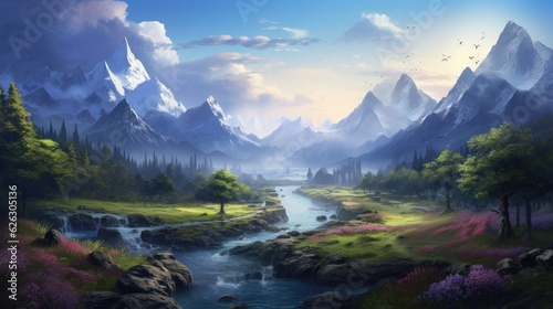 Fantasy Landscape Game Art