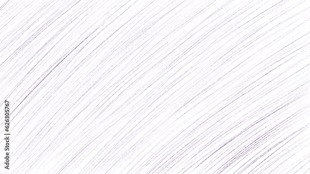 A cartoon animation of drawing black strokes with a pencil on a black screen. A hand painted texture for a 4K overlay with an alpha channel. Stock 4K video with art space to add text.