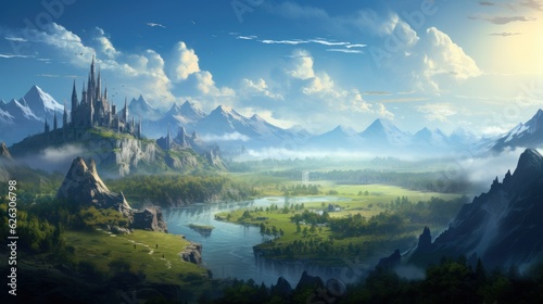 Fantasy Landscape Game Art