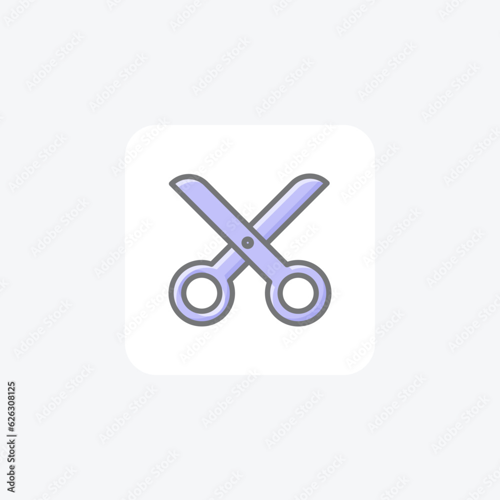 SharpCut Cutter Vector Awesome Fill Icon SharpCut Cutter Vector Awesome Fill Icon