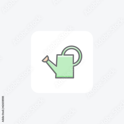 Plant Watering Bottle Vector Awesome Fill Icon