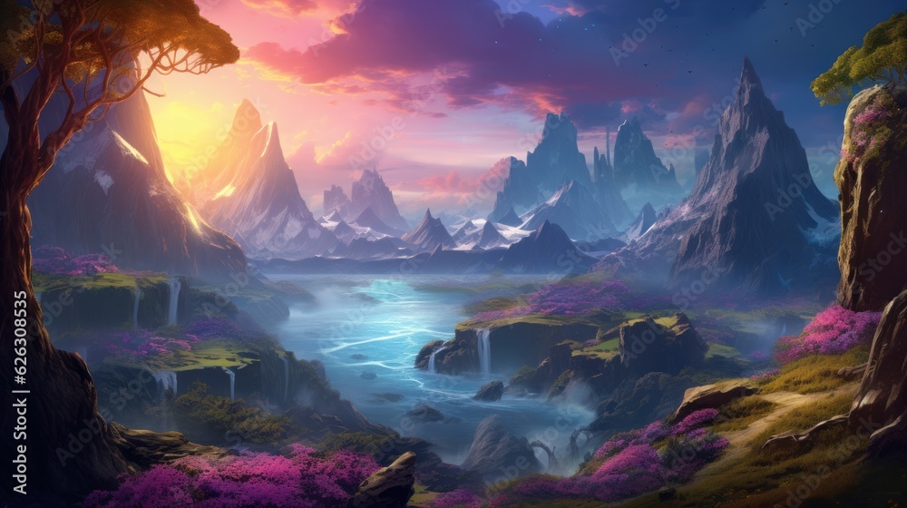 Fantasy Landscape Game Art Fantasy Landscape Game Art