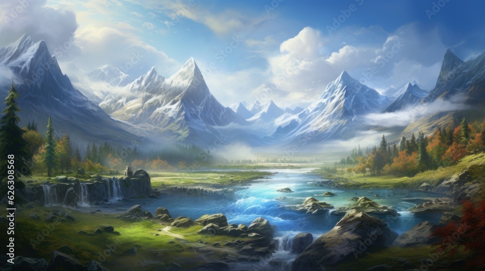 Fantasy Landscape Game Art