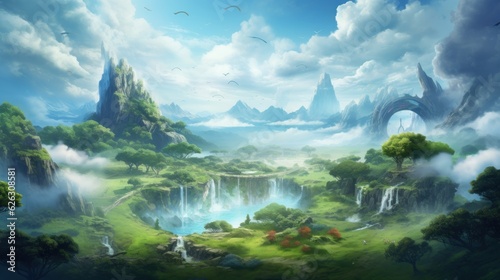 Fantasy Landscape Game Art